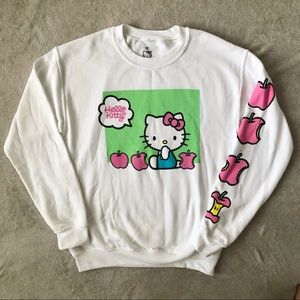 Hello Kitty Sanrio Apple Sweatshirt Sweater